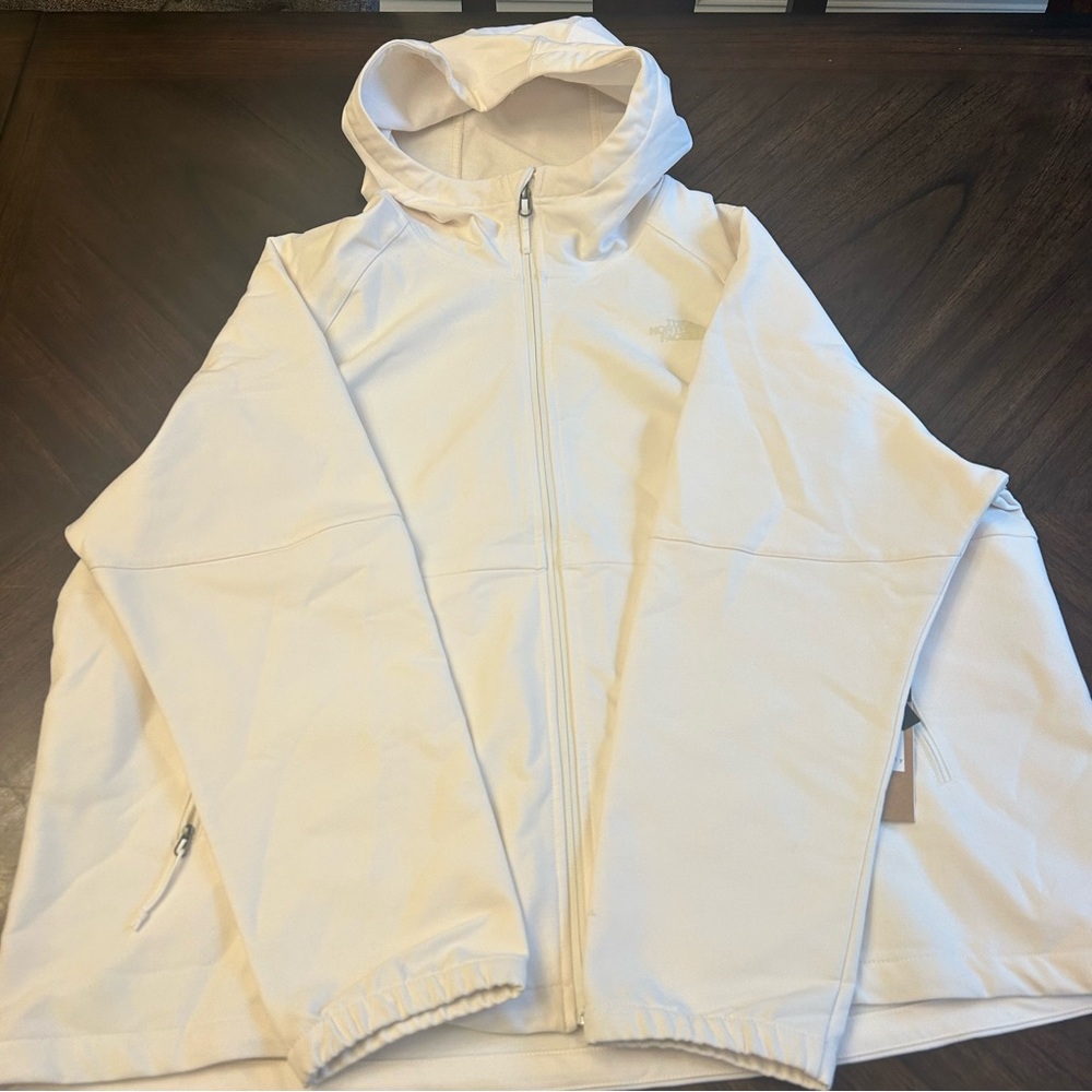 The North Face Women’s Camden Softshell jacket Gardenia White Heather 3XL New